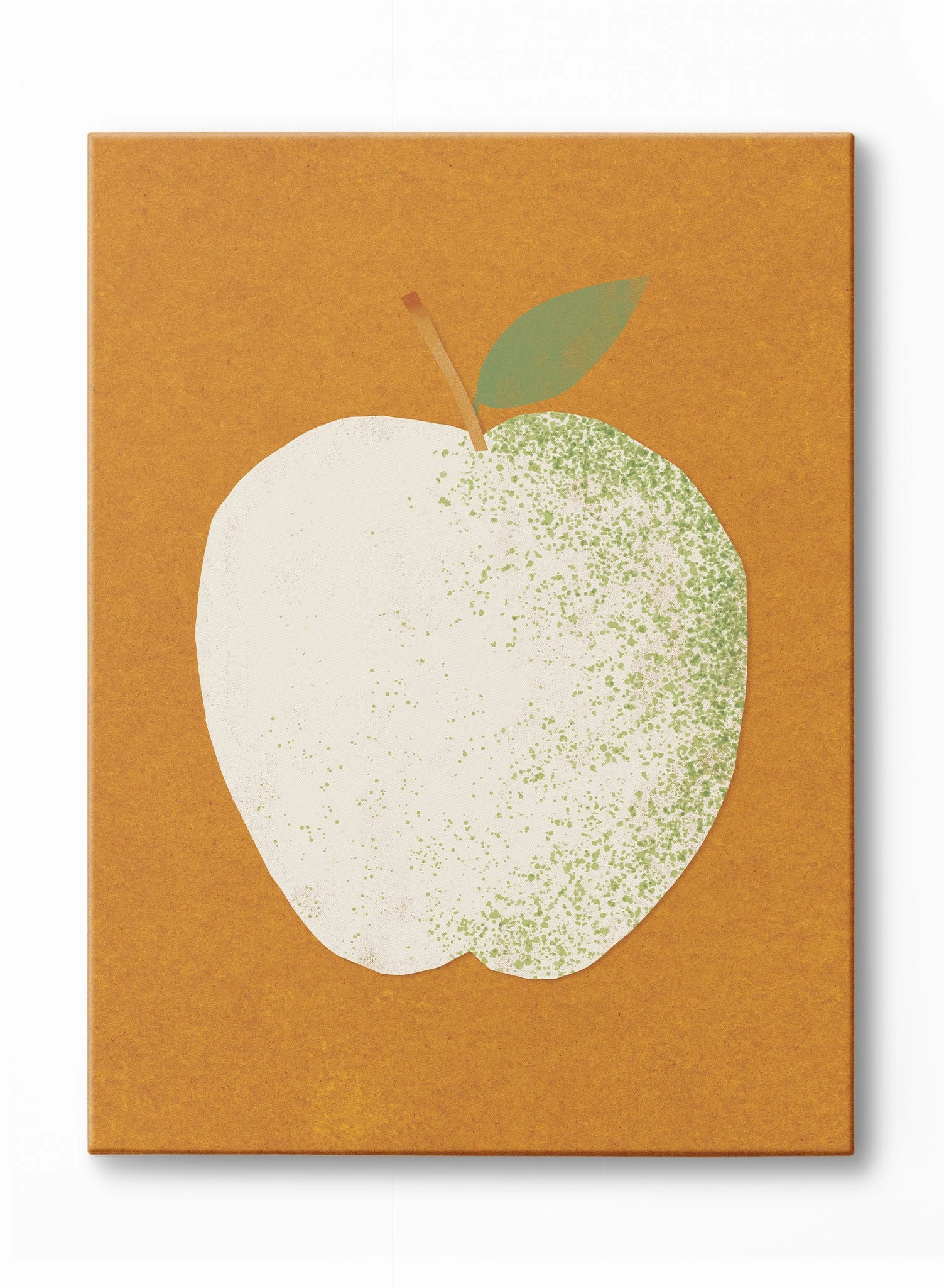 Paper Cut Apple, Canvasindoor decorative canvas print