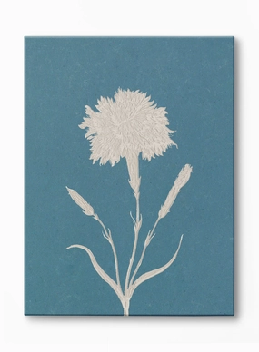 Papercut Carnation, Canvasindoor decorative canvas print