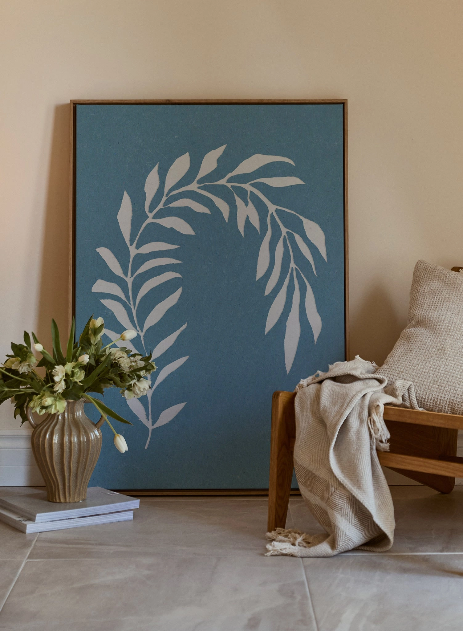 Papercut Maidenhair Fern, Canvas