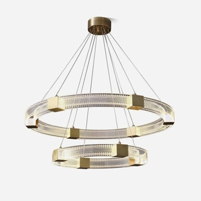 Parallel Ring LED Chandelierrustic chandelier,bedroom chandelier 