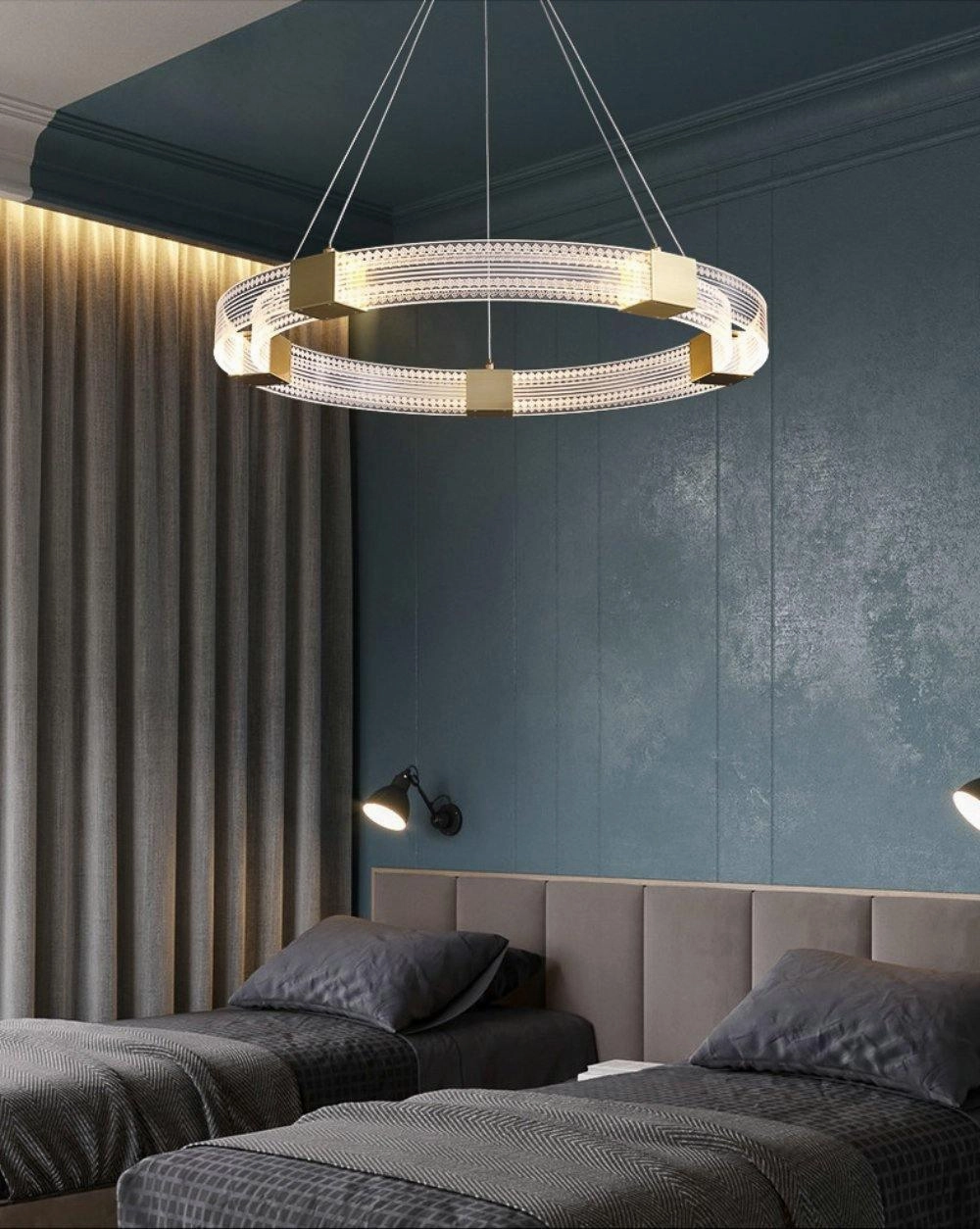 Parallel Ring LED Chandelier