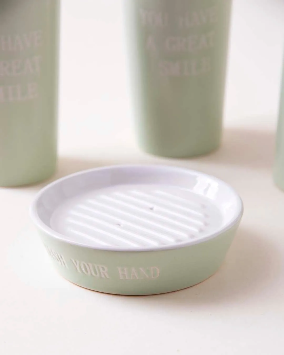 Pastel Perfection 4-Piece Bath Set - Green