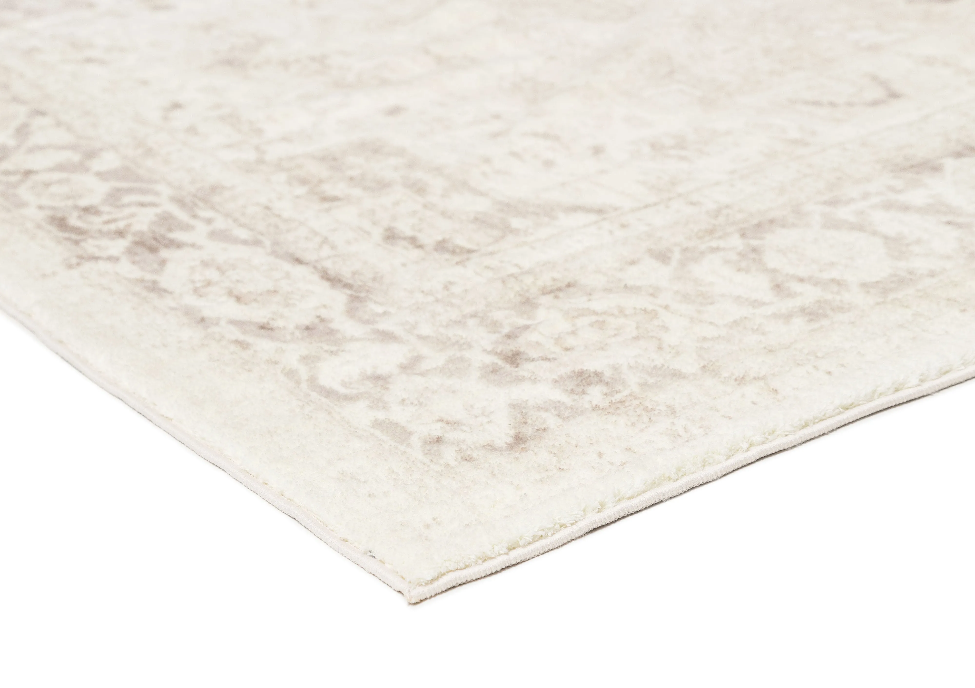 Patina Cream and Beige Distressed Washable Rug *NO RETURNS UNLESS FAULTY