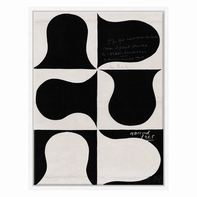 Paule Marrot, Black and White Abstract Series 1 (Var. 2)nordic style wall decor