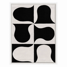 Paule Marrot, Black and White Abstract Series 2 (Var. 2)nordic style wall decor