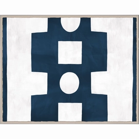 Paule Marrot, Blue and White Abstractnordic style wall decor