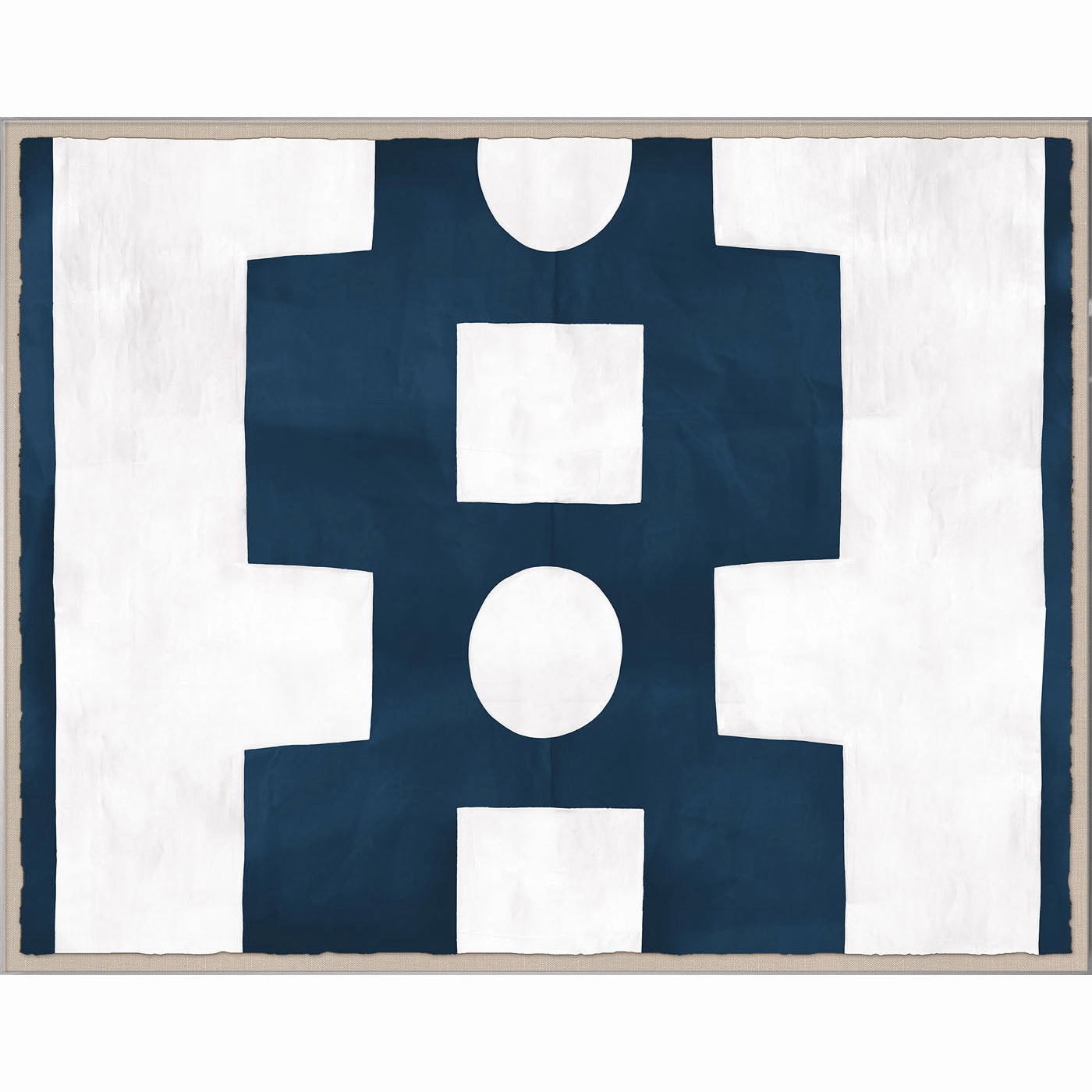 Paule Marrot, Blue and White Abstractnordic style wall decor