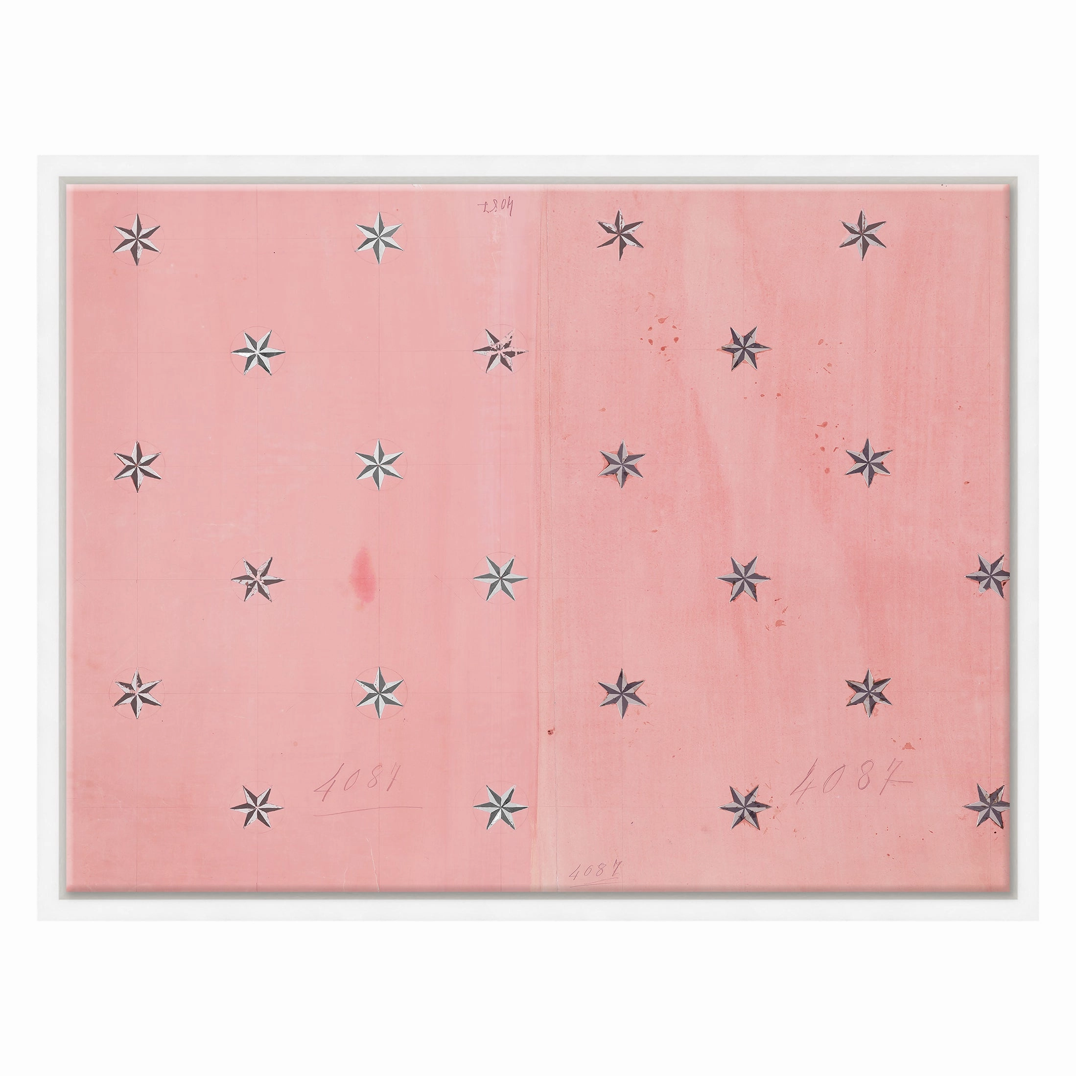 Paule Marrot, Etoile, Pink (Var. 3)nordic style wall decor