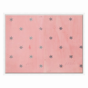 Paule Marrot, Etoile, Pink (Var. 3)nordic style wall decor