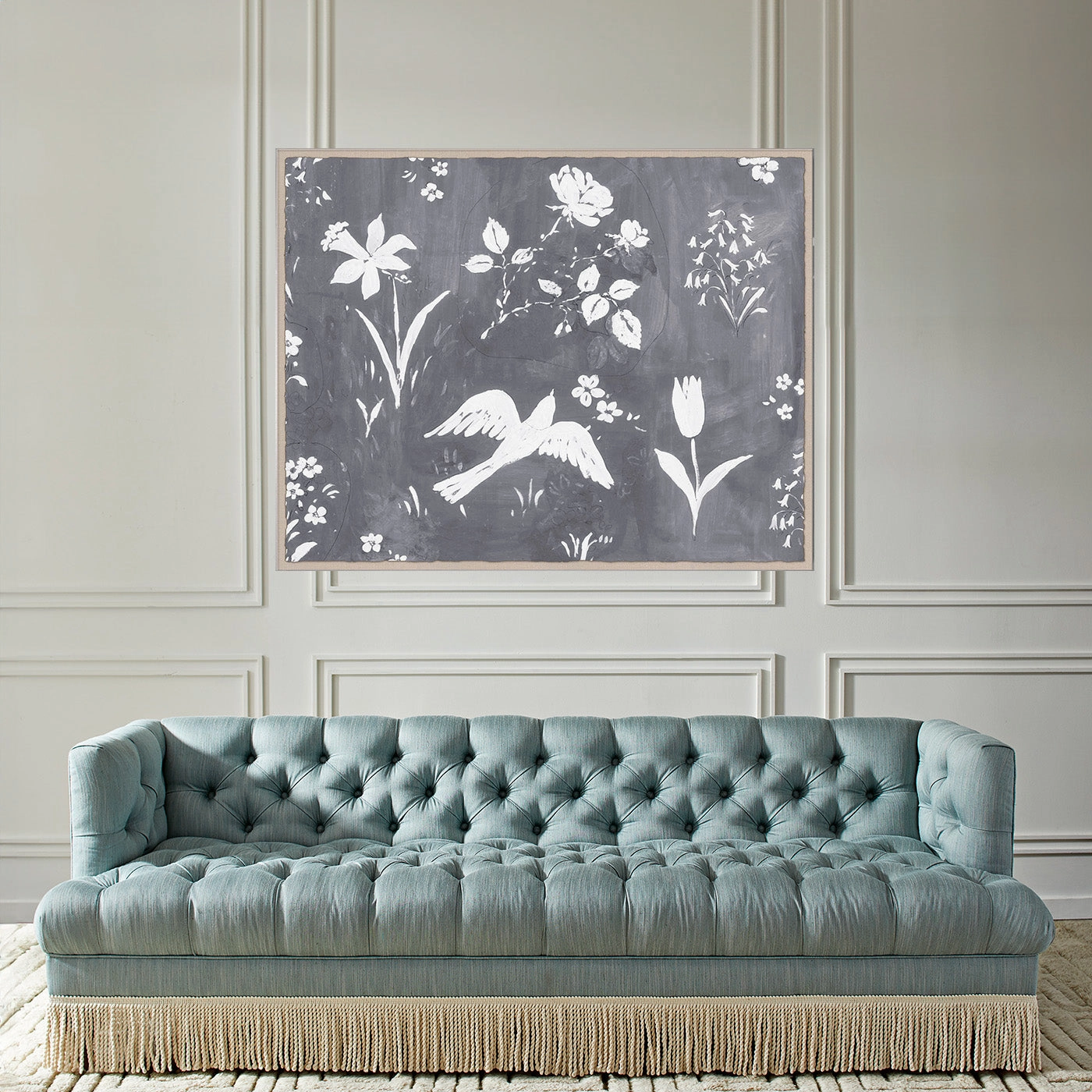 Paule Marrot, Flower Garden Gris