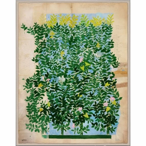 Paule Marrot, Green Leavesnordic style wall decor