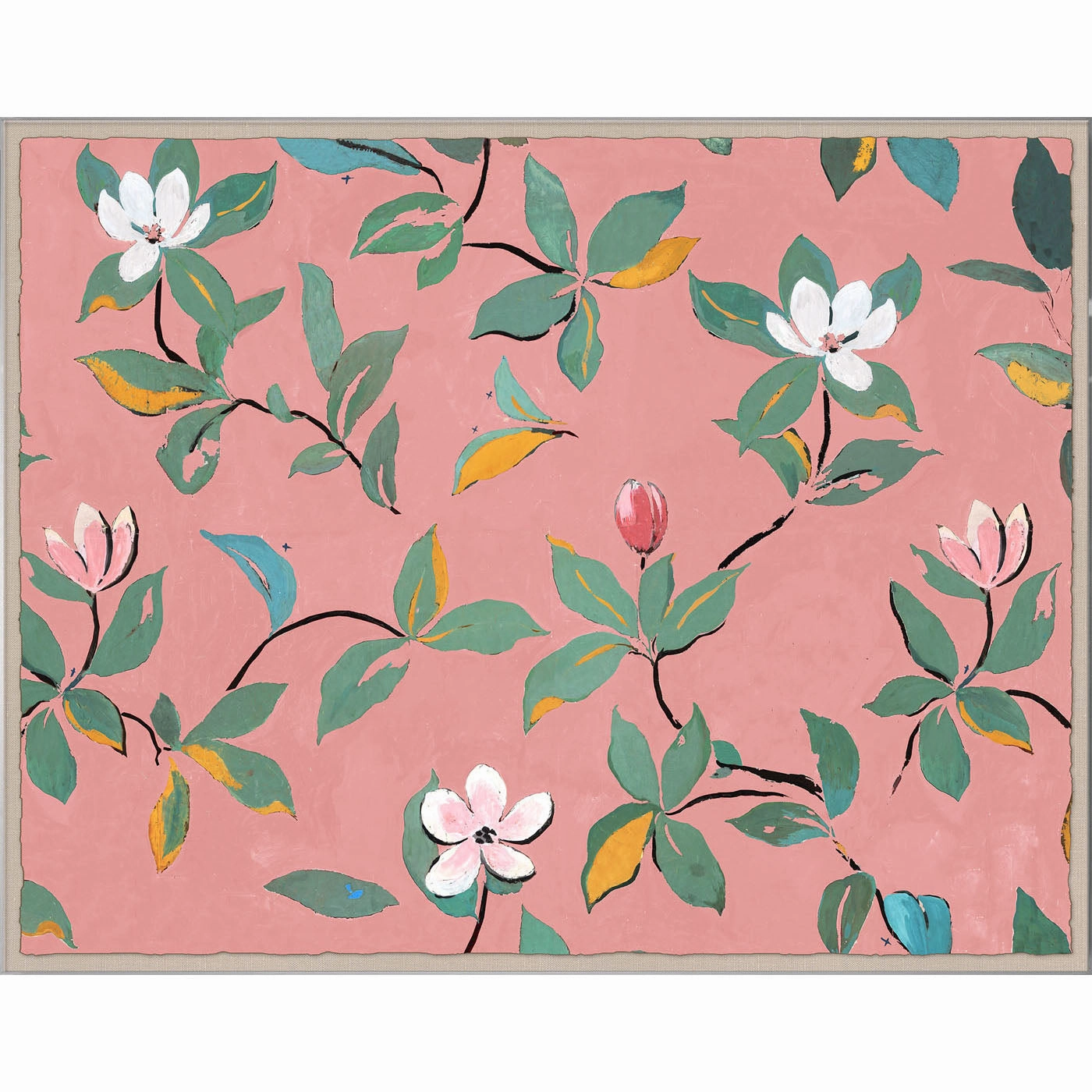 Paule Marrot, Pink Magnoliasnordic style wall decor