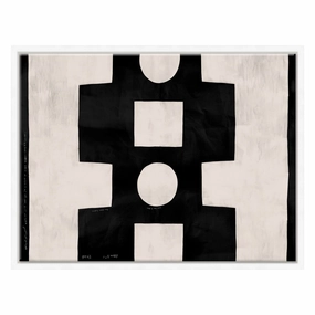 Paule Marrot, White and Black Abstract (Var. 1)nordic style wall decor