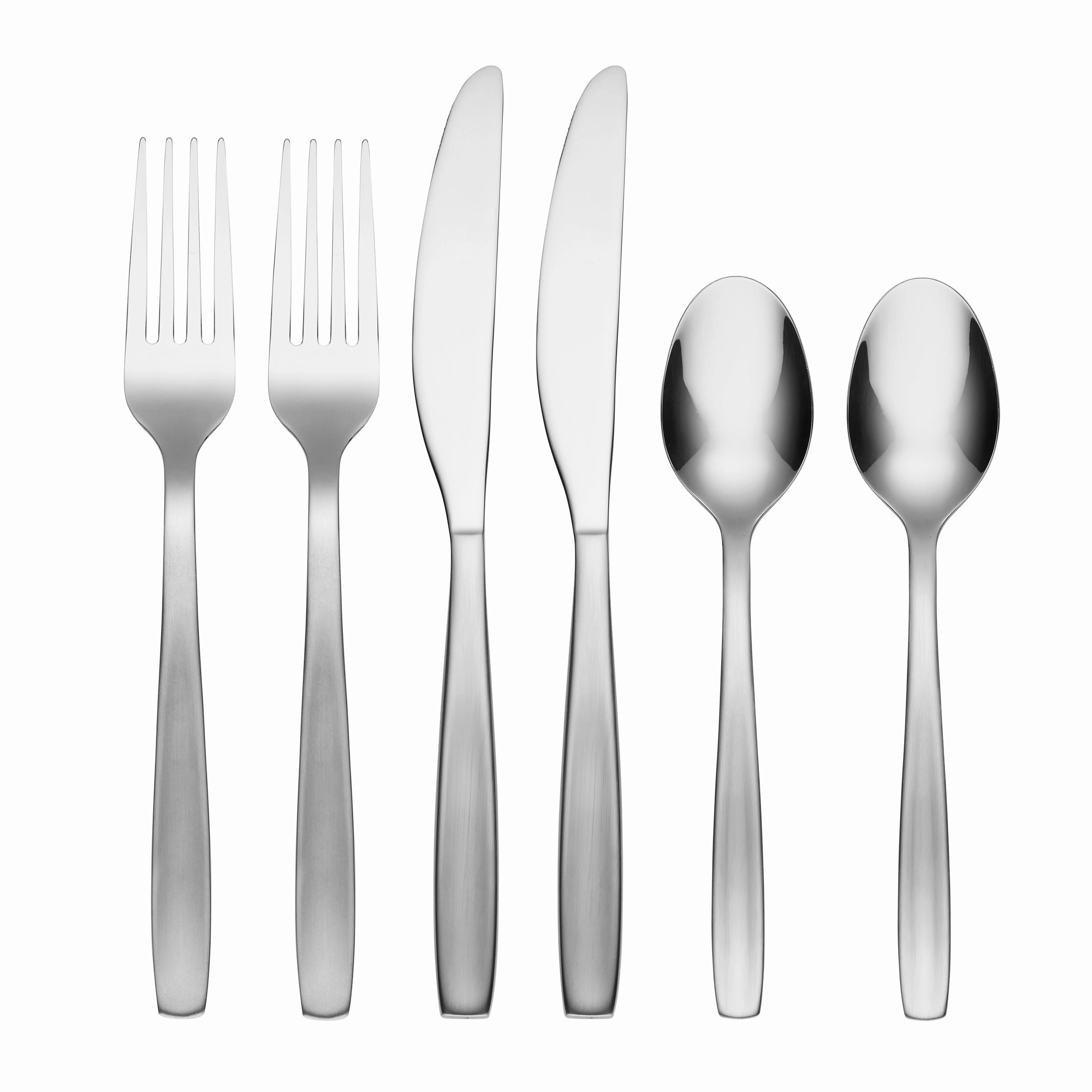Paulina Satin Mirror 6 Piece Flatware Set