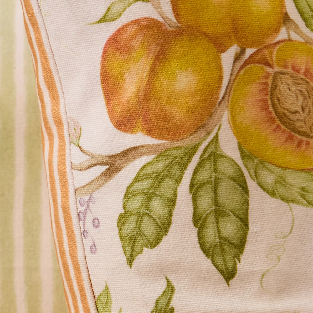Peach Harvest Printed Cushion Orange