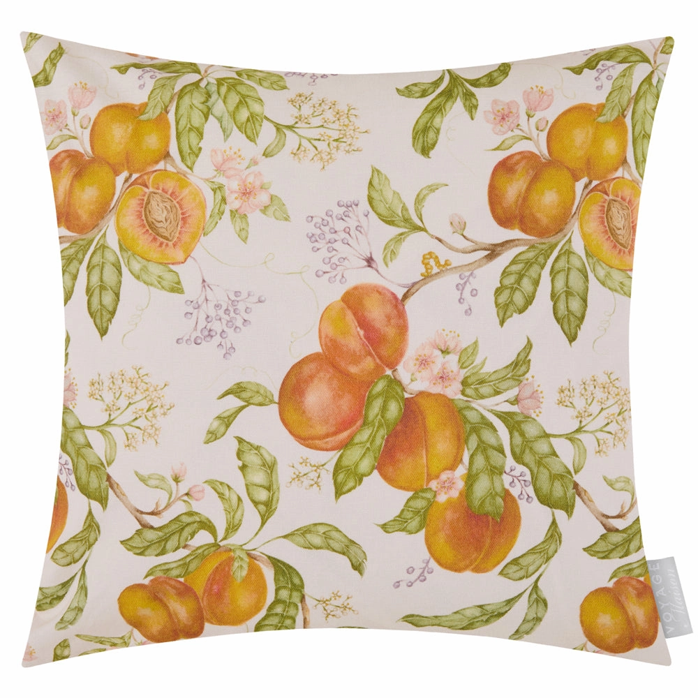 Peach Harvest Printed Cushion Orange