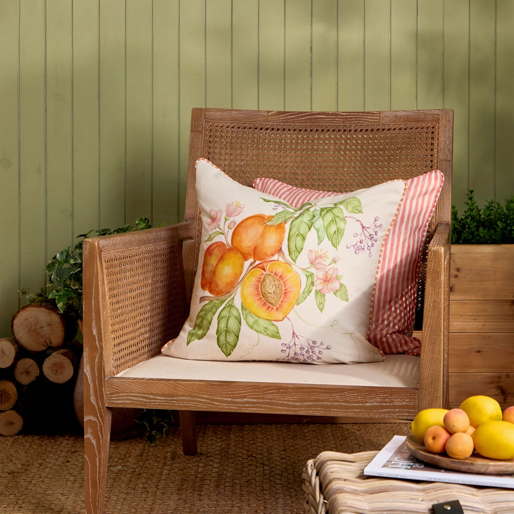 Peach Harvest Printed Outdoor Cushion Orange