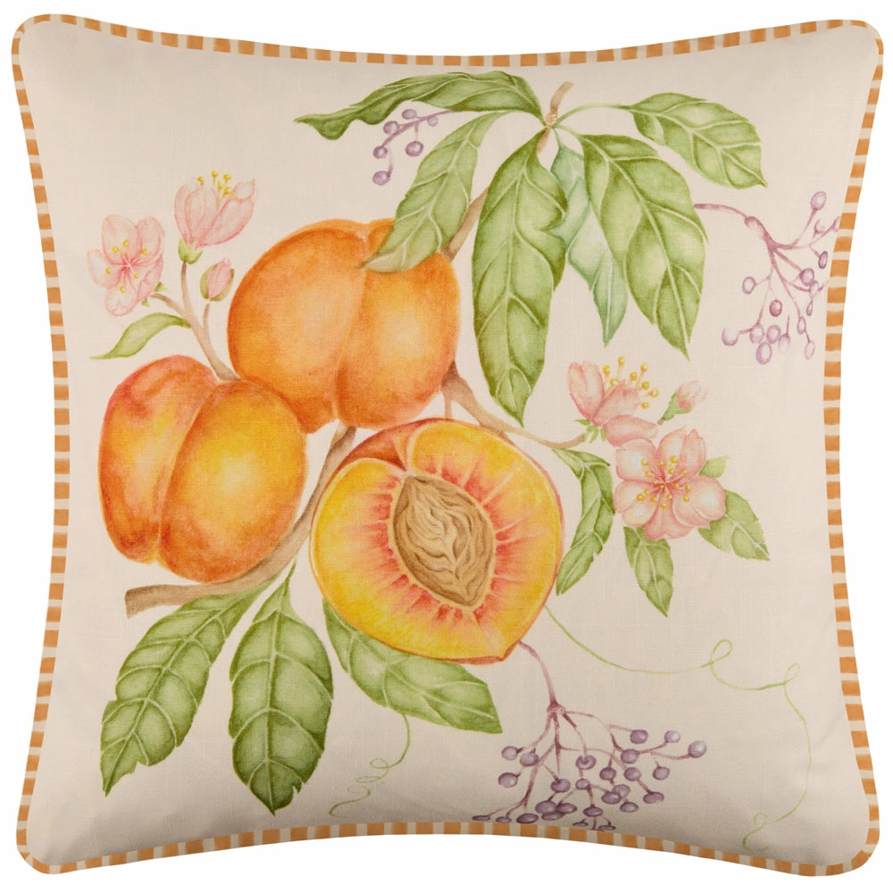 Peach Harvest Printed Outdoor Cushion Orange