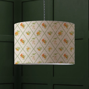 Peach Trellis Eva Lamp Shade Creamhome decor ,wall decor 