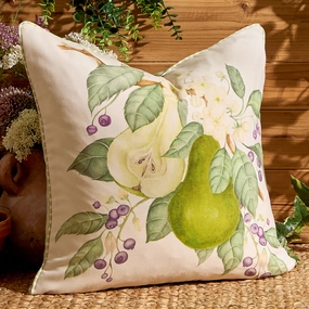 Pear Orchard Printed Outdoor Cushion Greenhome decor ,wall decor 