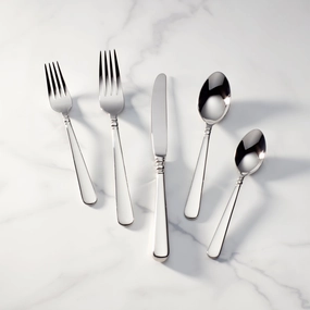 Pearl Platinum 20 Piece Flatware Seteco-friendly bamboo fiber tableware set 