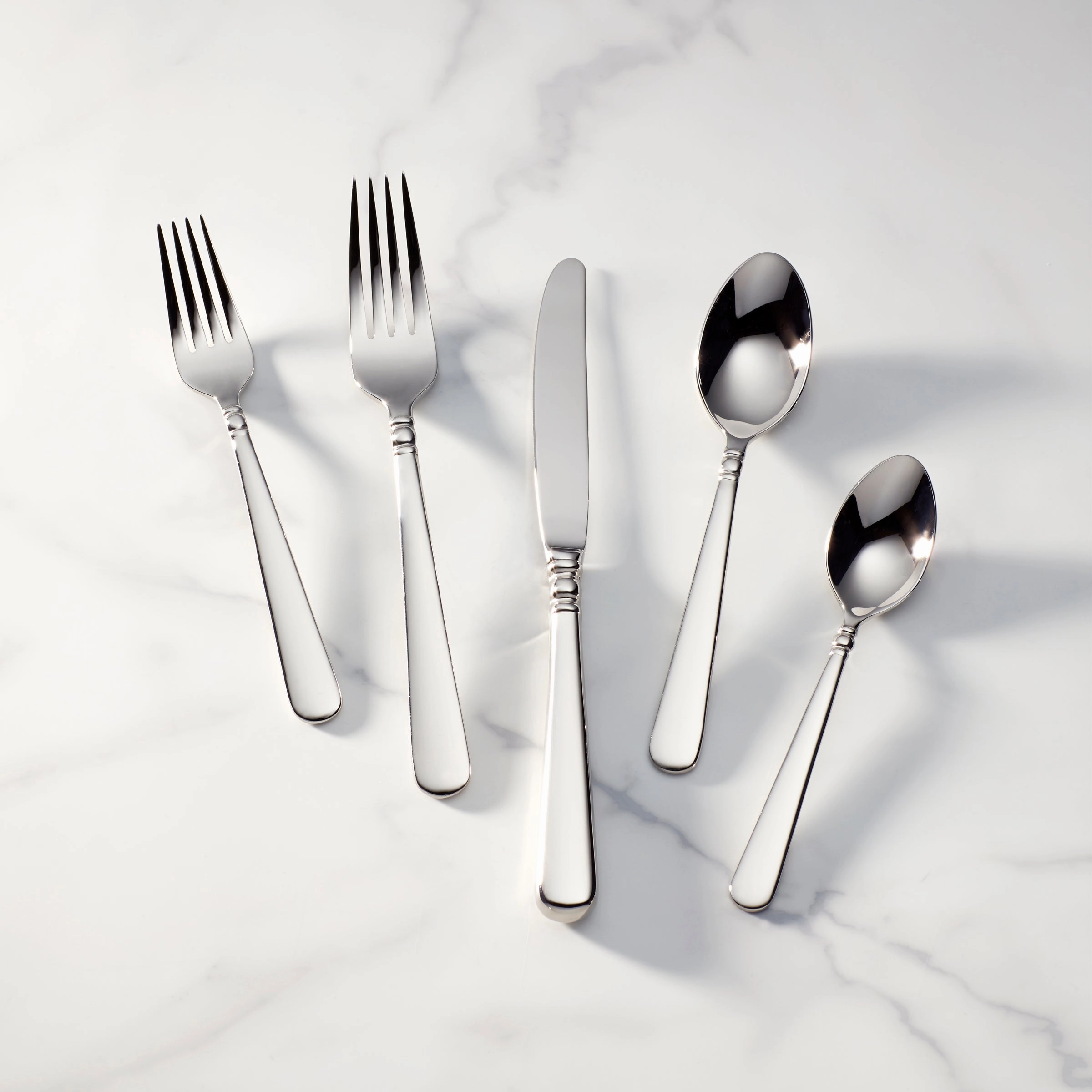 Pearl Platinum 20 Piece Flatware Seteco-friendly bamboo fiber tableware set 