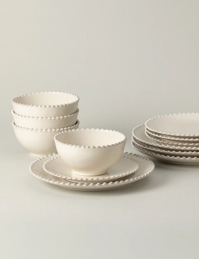 Pearl Stoneware Dinnerware by Costa Novahome decor ,wall decor 