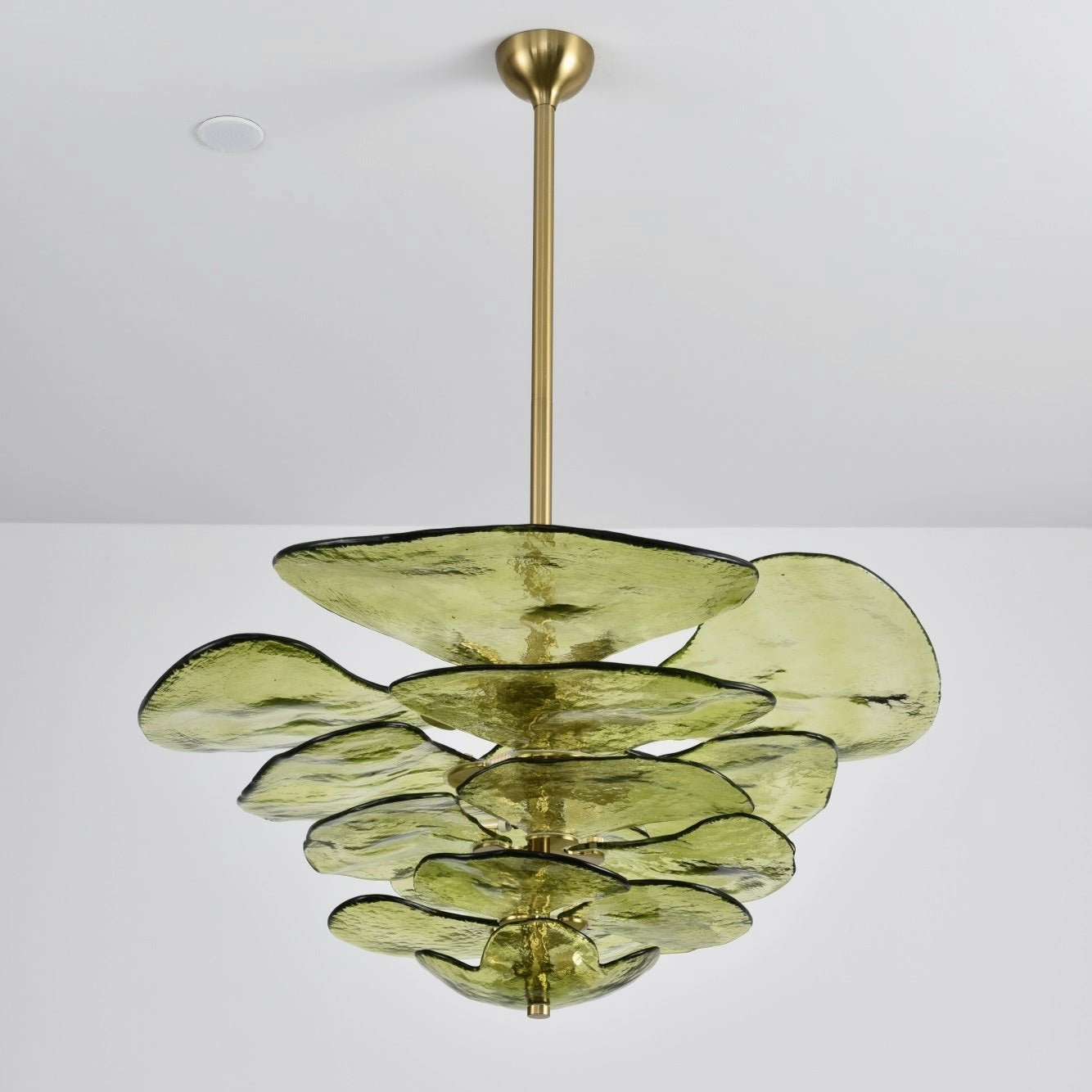 Petals Gold Murano Chandelier