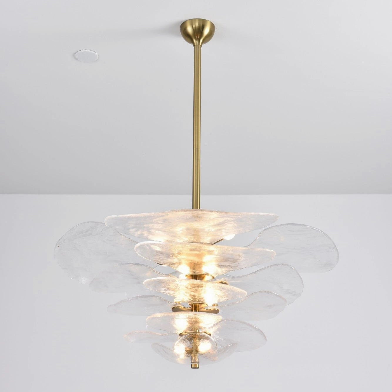 Petals Gold Murano Chandelier