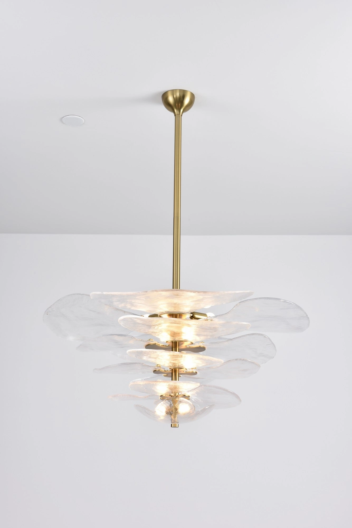 Petals Gold Murano Chandelier