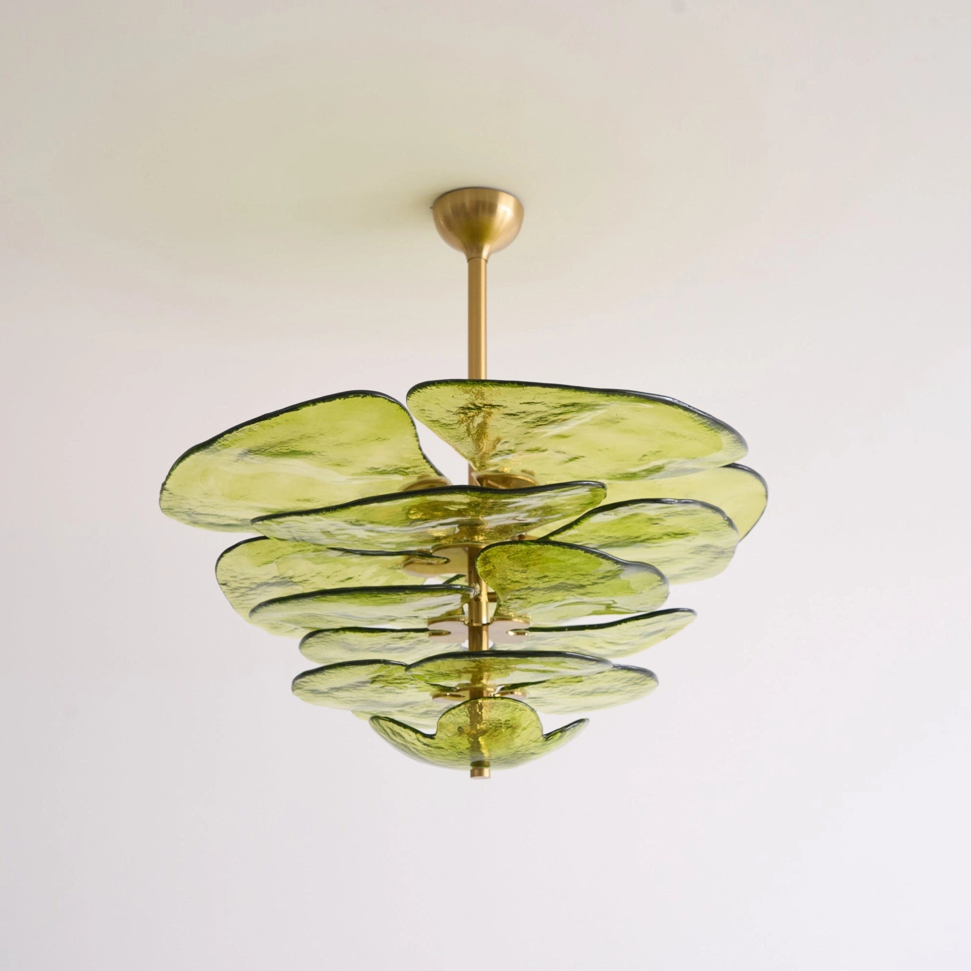 Petals Gold Murano Chandelier