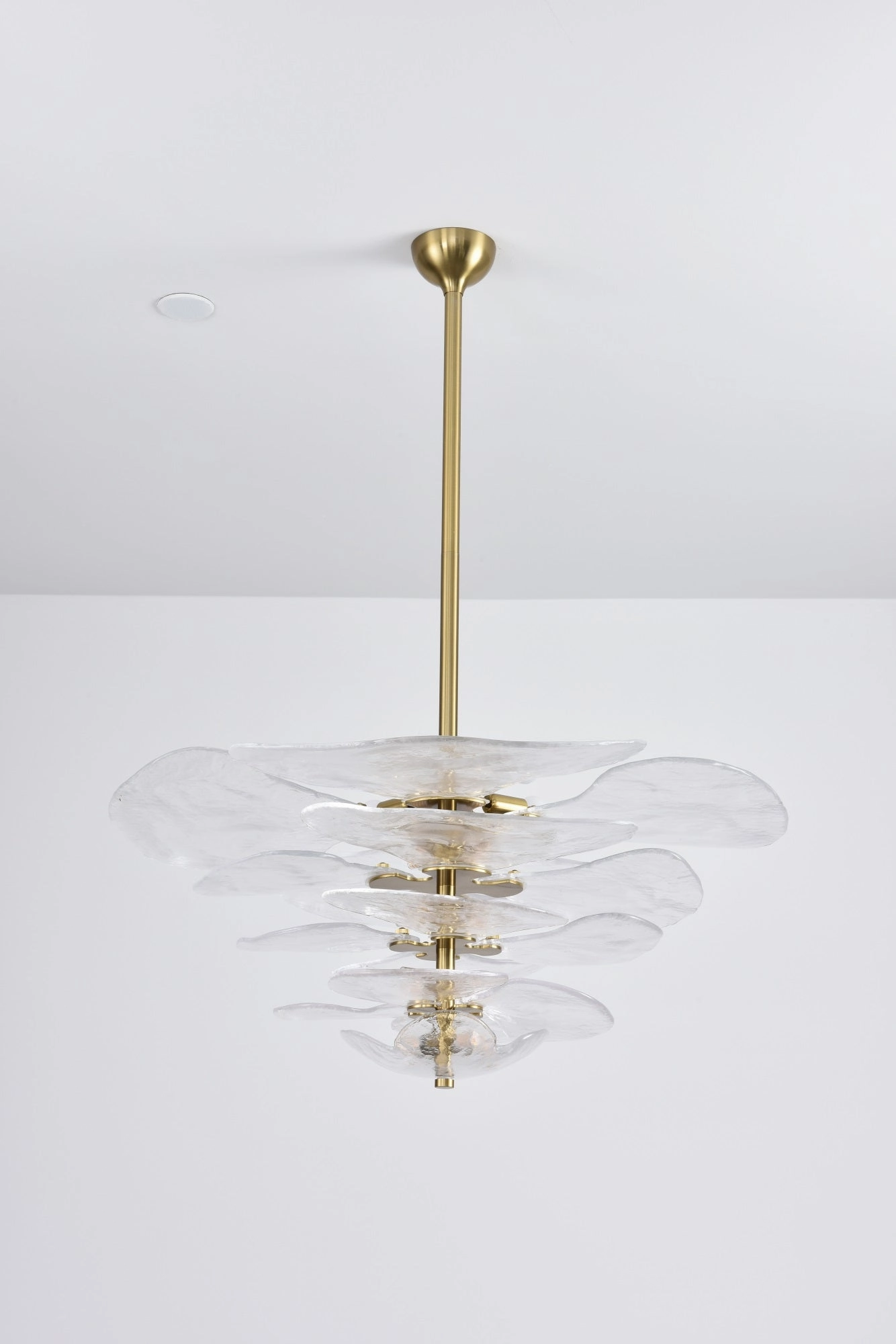 Petals Gold Murano Chandelier