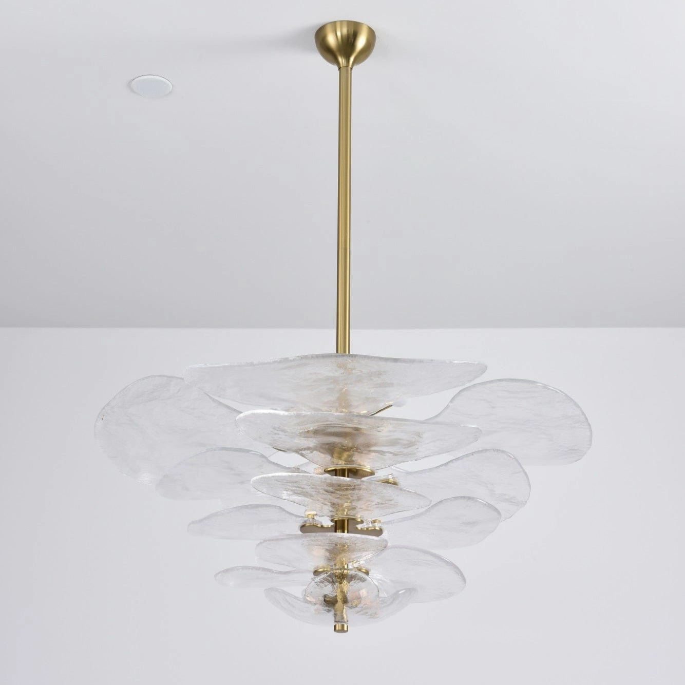 Petals Gold Murano Chandelier