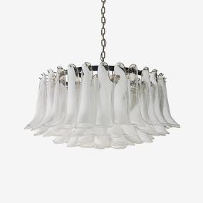 Petals White Murano Chandelierrustic chandelier,bedroom chandelier 