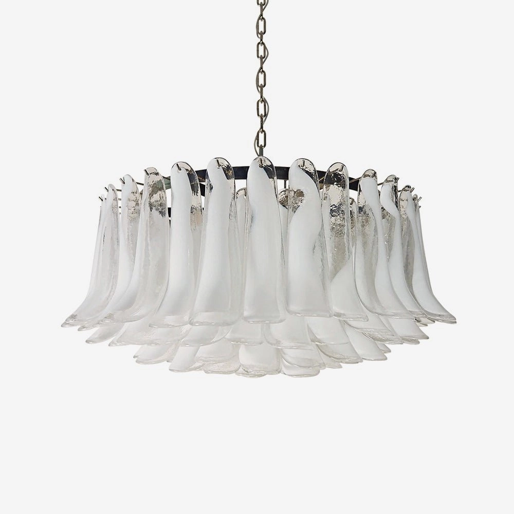 Petals White Murano Chandelierrustic chandelier,bedroom chandelier 