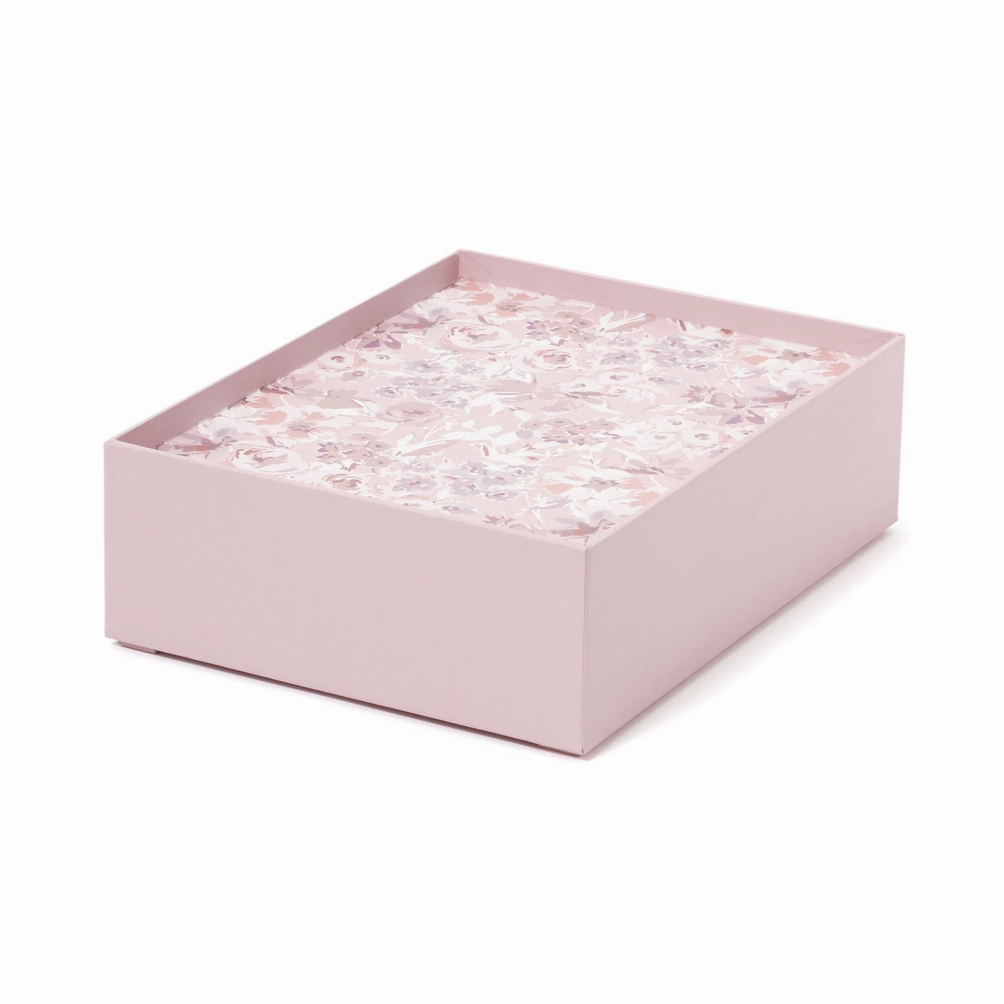 Petite Stationery Box Flower Pink