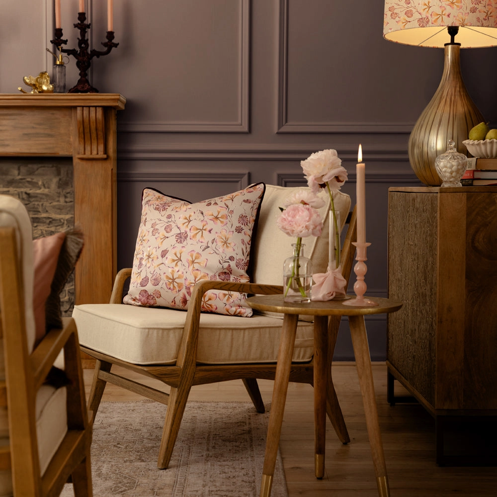 Philipa Printed Piped Cushion Primrose