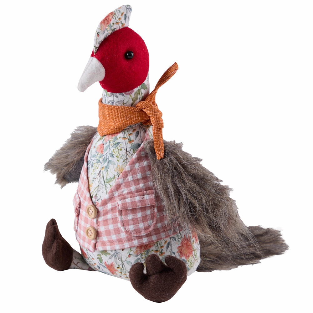 Phineas Pheasant Door Stop Multicolour
