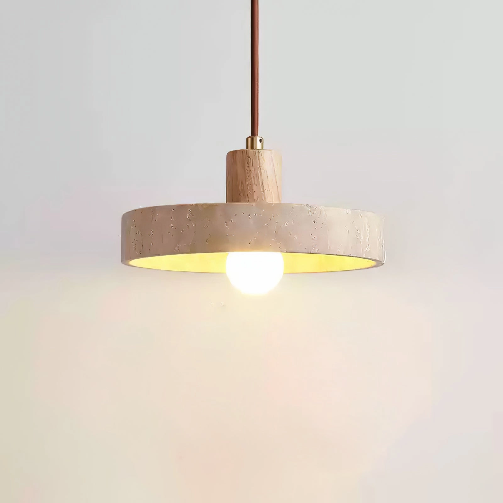 Piedra Travertine Pendant Light
