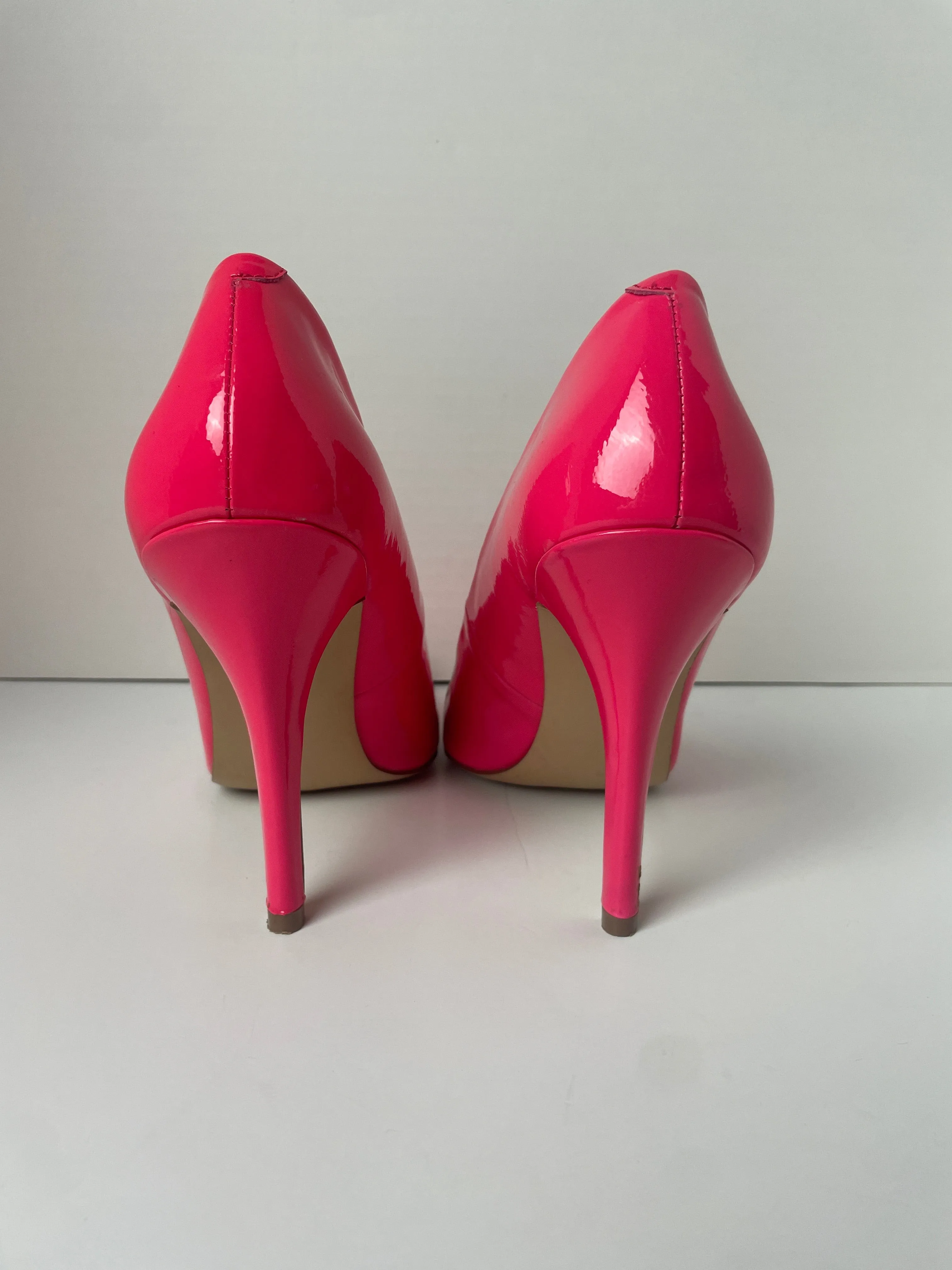 Pink Shoes Heels Stiletto Steve Madden, Size 9.5 steve madden