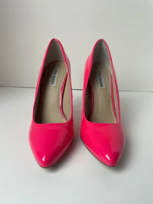 Pink Shoes Heels Stiletto Steve Madden, Size 9.5 steve madden