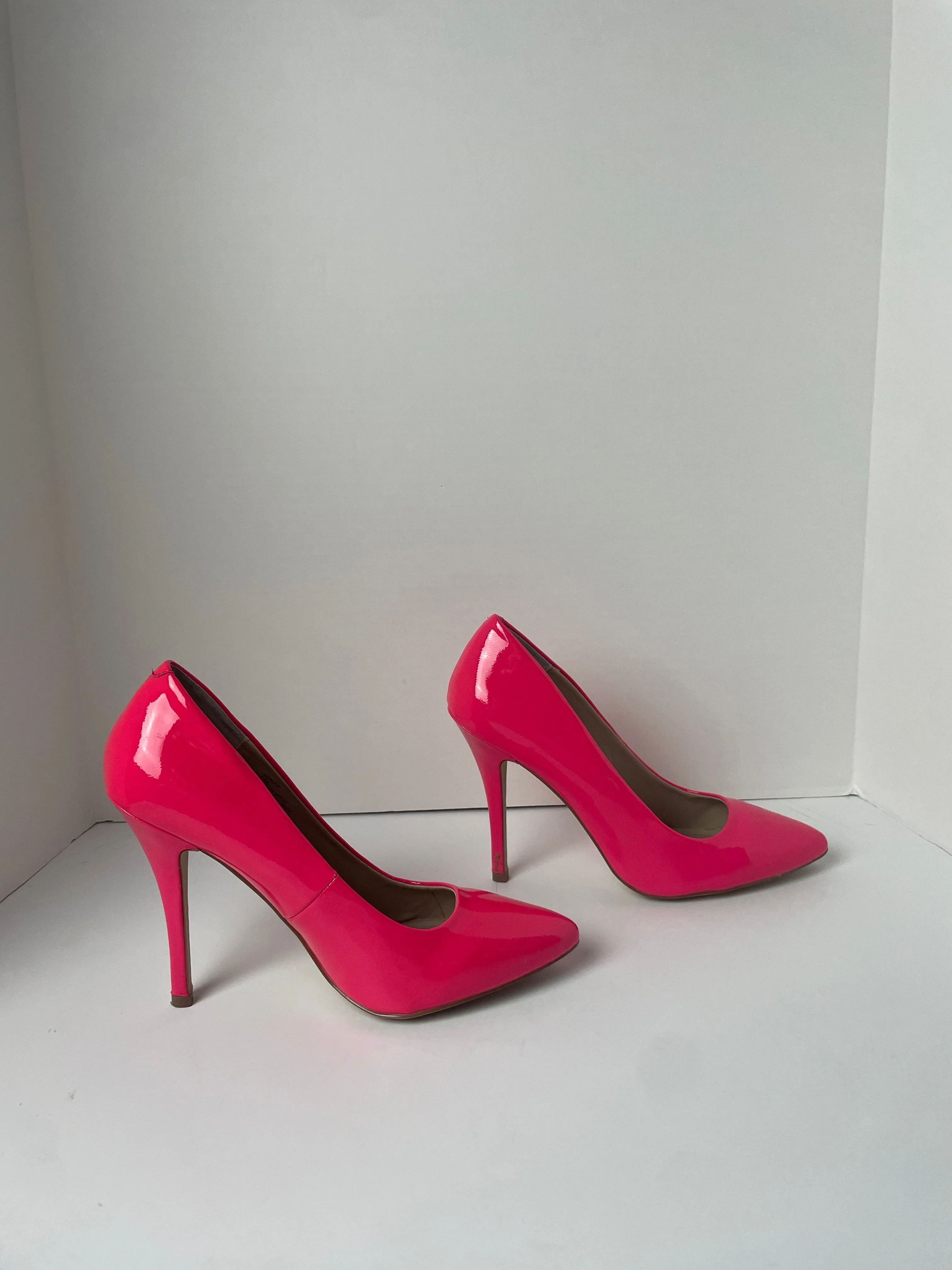 Pink Shoes Heels Stiletto Steve Madden, Size 9.5 steve madden