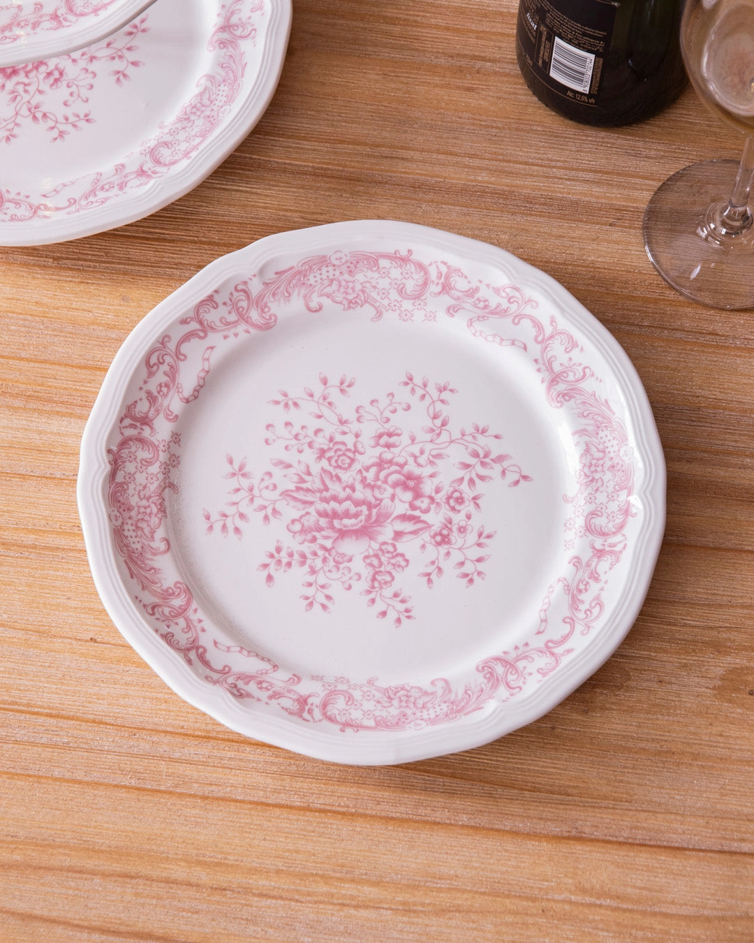 Pink Willow Dinner Platemodern kitchen decor ,kitchen dinner set ,dinnerware 