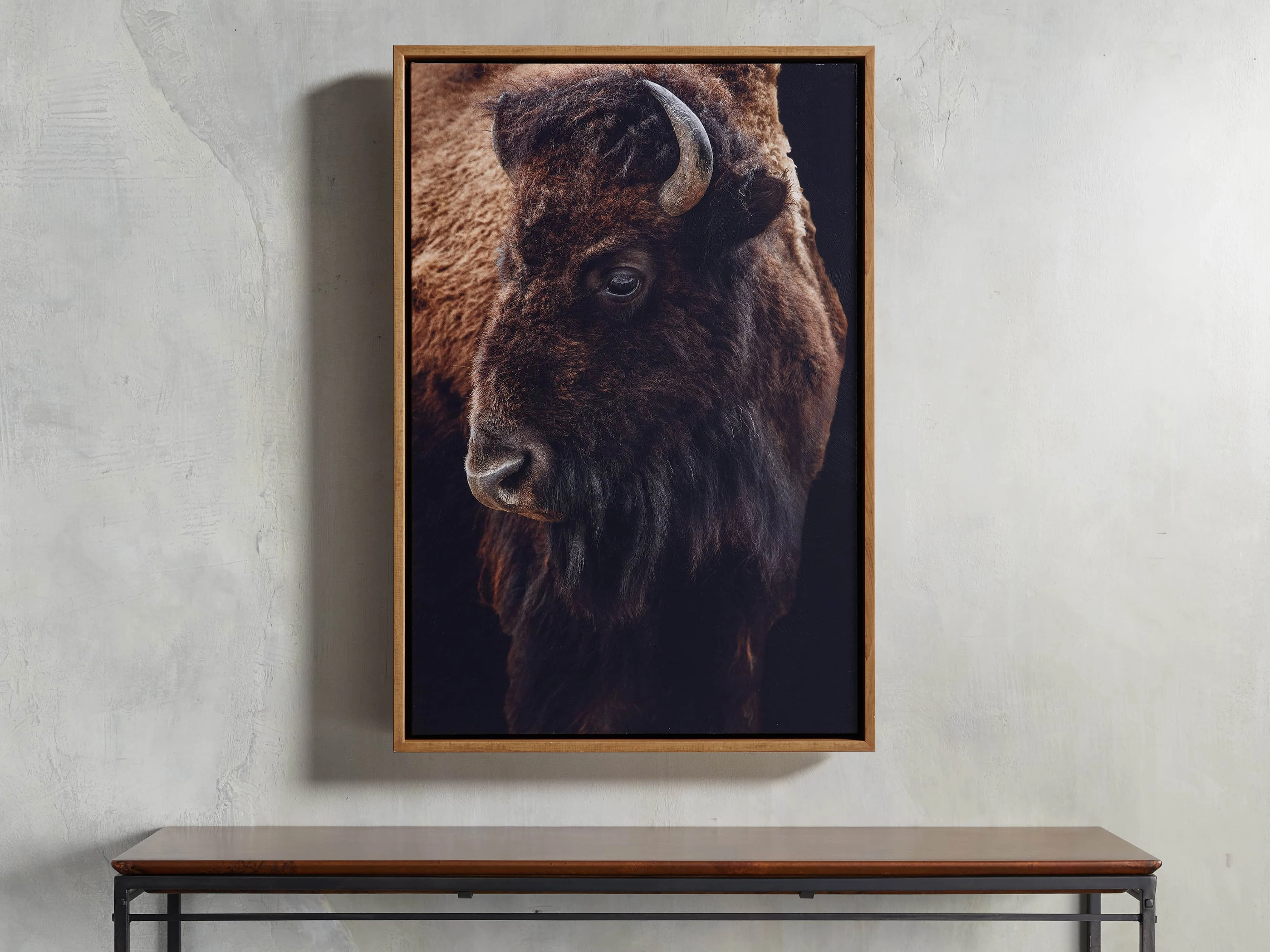 Plains Bison Framed Printnordic style wall decor