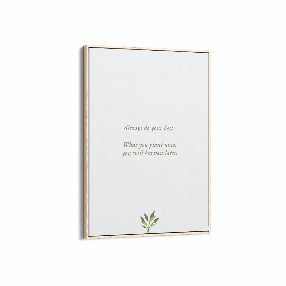 Plant Now, Harvest Later 2