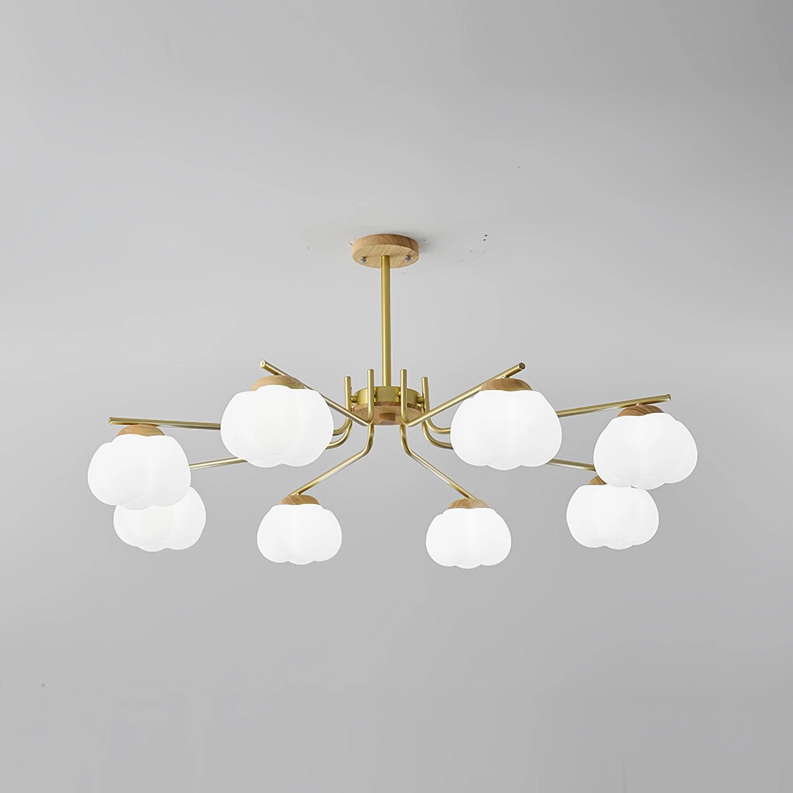 Plastic Cotton Balls Chandelier