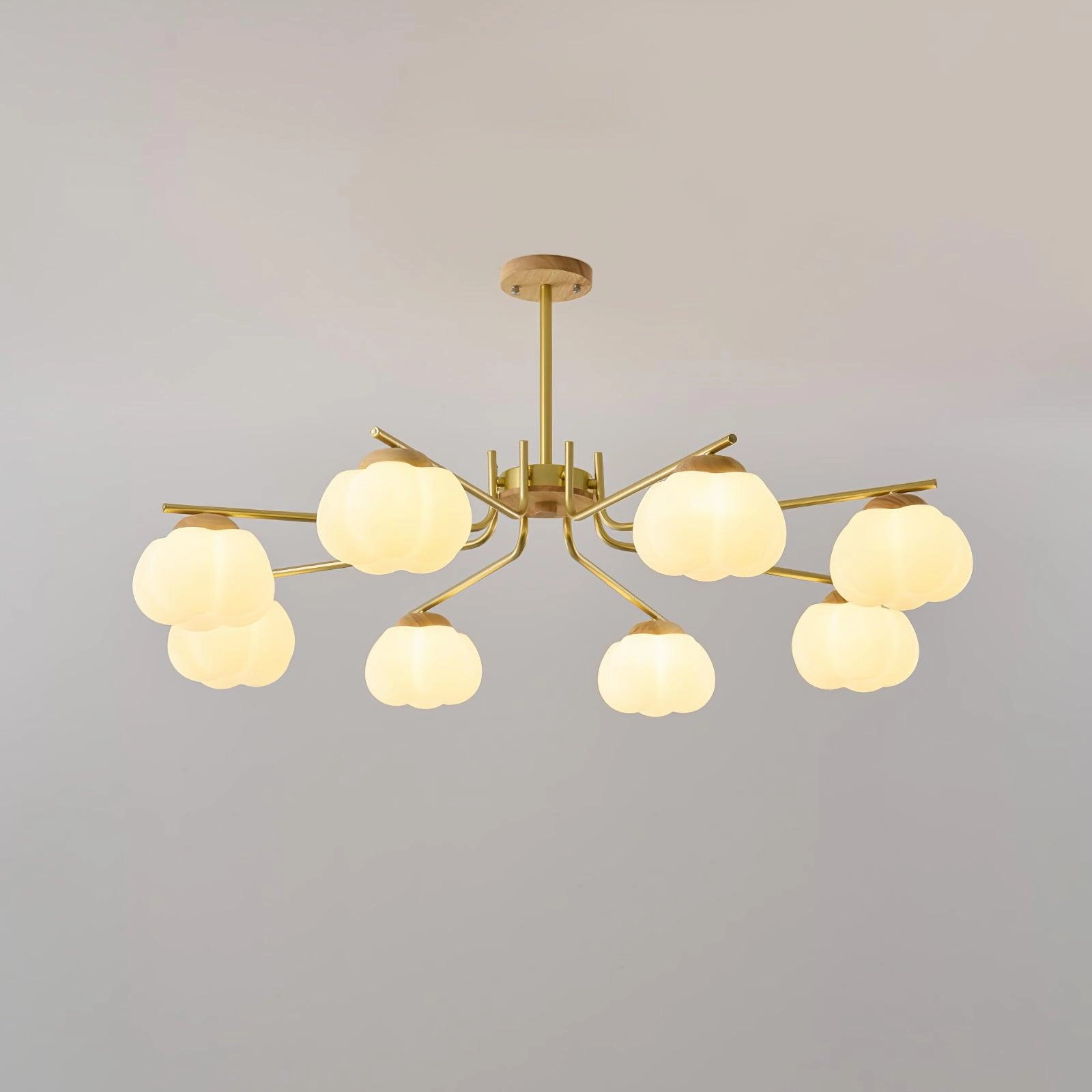 Plastic Cotton Balls Chandelier