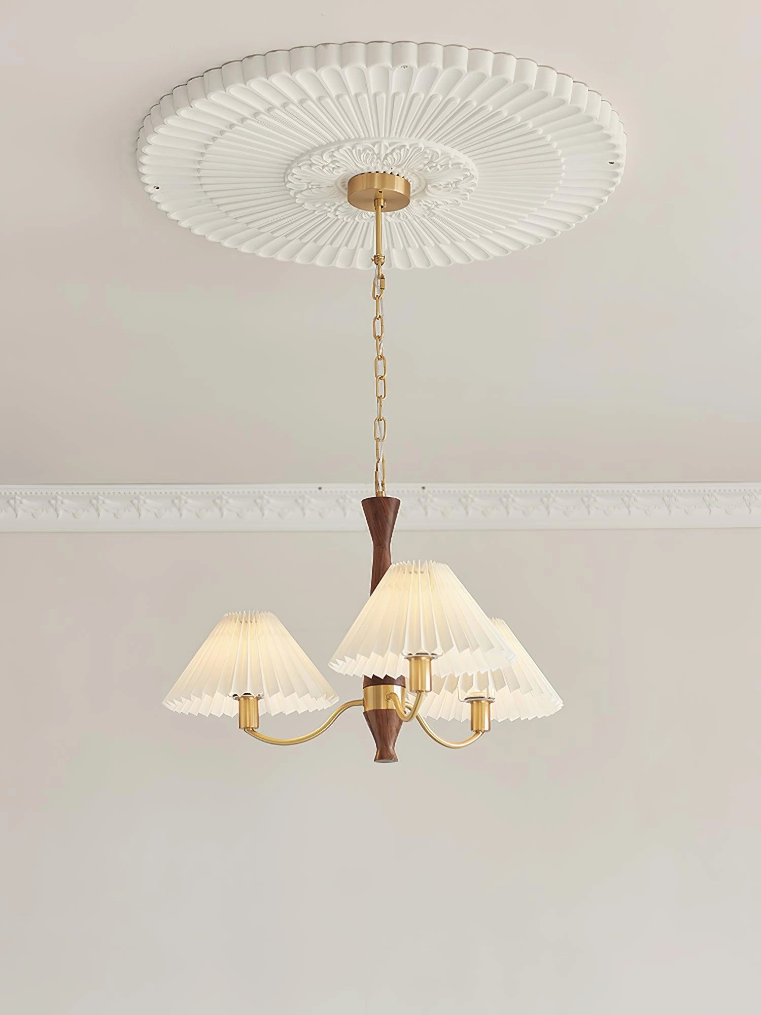 Pleated Chandelier