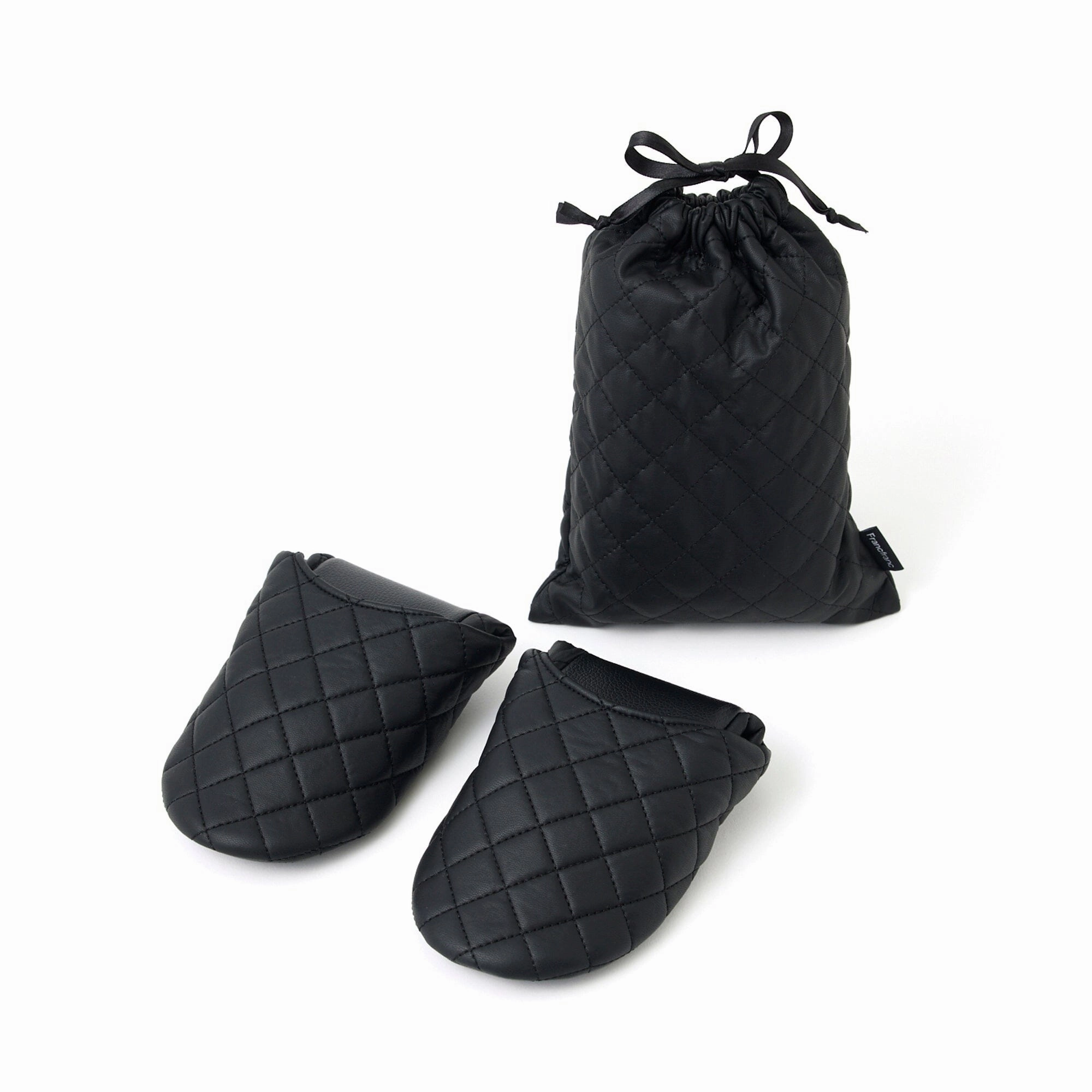 Pocketable Roomshoes  Quilted Blackbedding sets ,throw blankets 