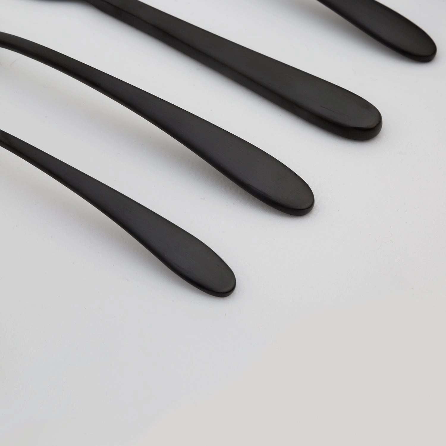 Poet Black Satin 20 Piece Flatware Set